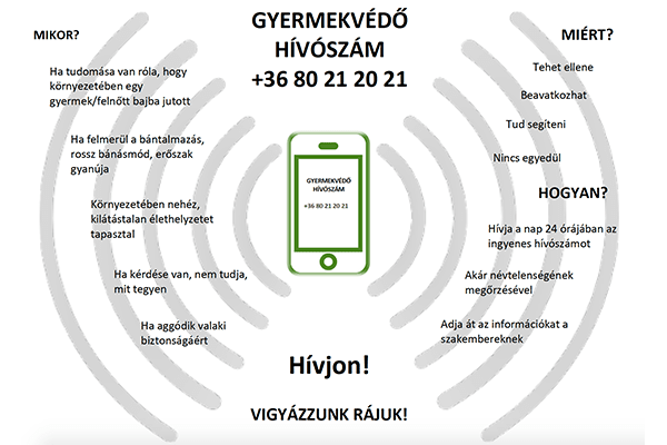 Gyermekvédő hívószám